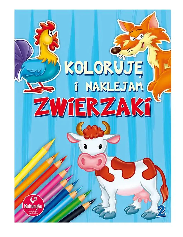 Koloruję i naklejam zwierzaki 2