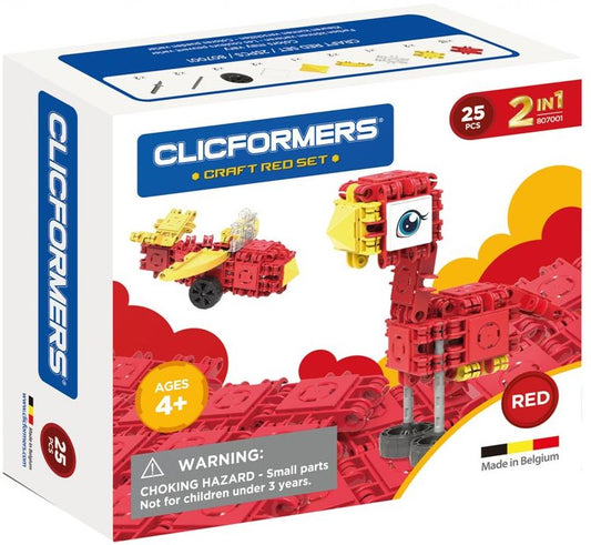 CLICS Clicformers Craft set red 25el 35650