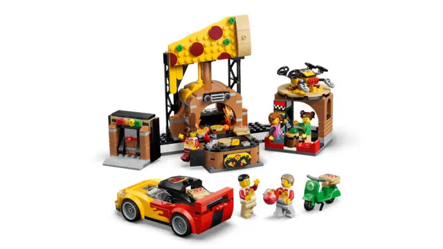 Lego City - Dostawa pizzy z pojazdami