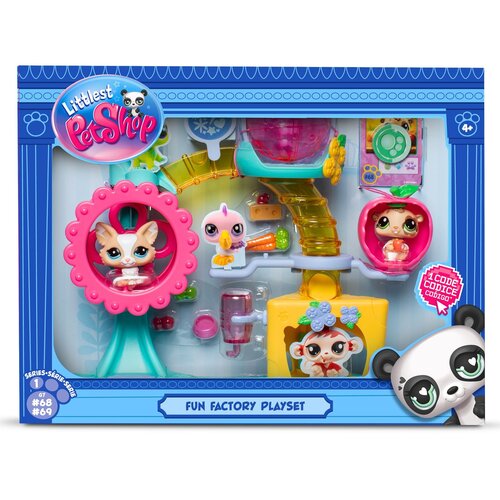 Zestaw figurek littlest pet shop fabryka zabawy