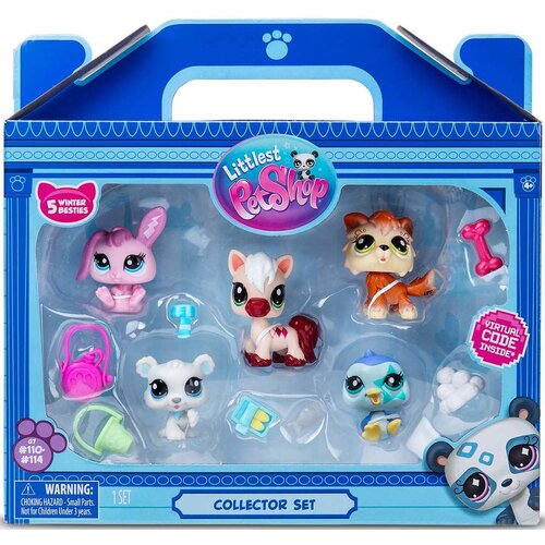 Littlest pet shop zestaw figurek collector set winter besties