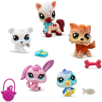 Littlest pet shop zestaw figurek collector set winter besties