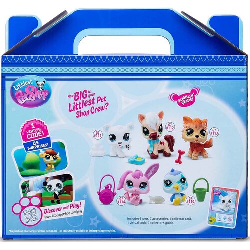 Littlest pet shop zestaw figurek collector set winter besties