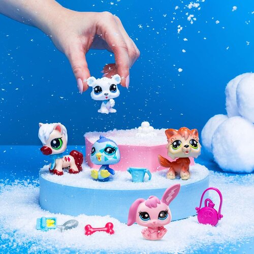 Littlest pet shop zestaw figurek collector set winter besties