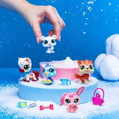 Littlest pet shop zestaw figurek collector set winter besties