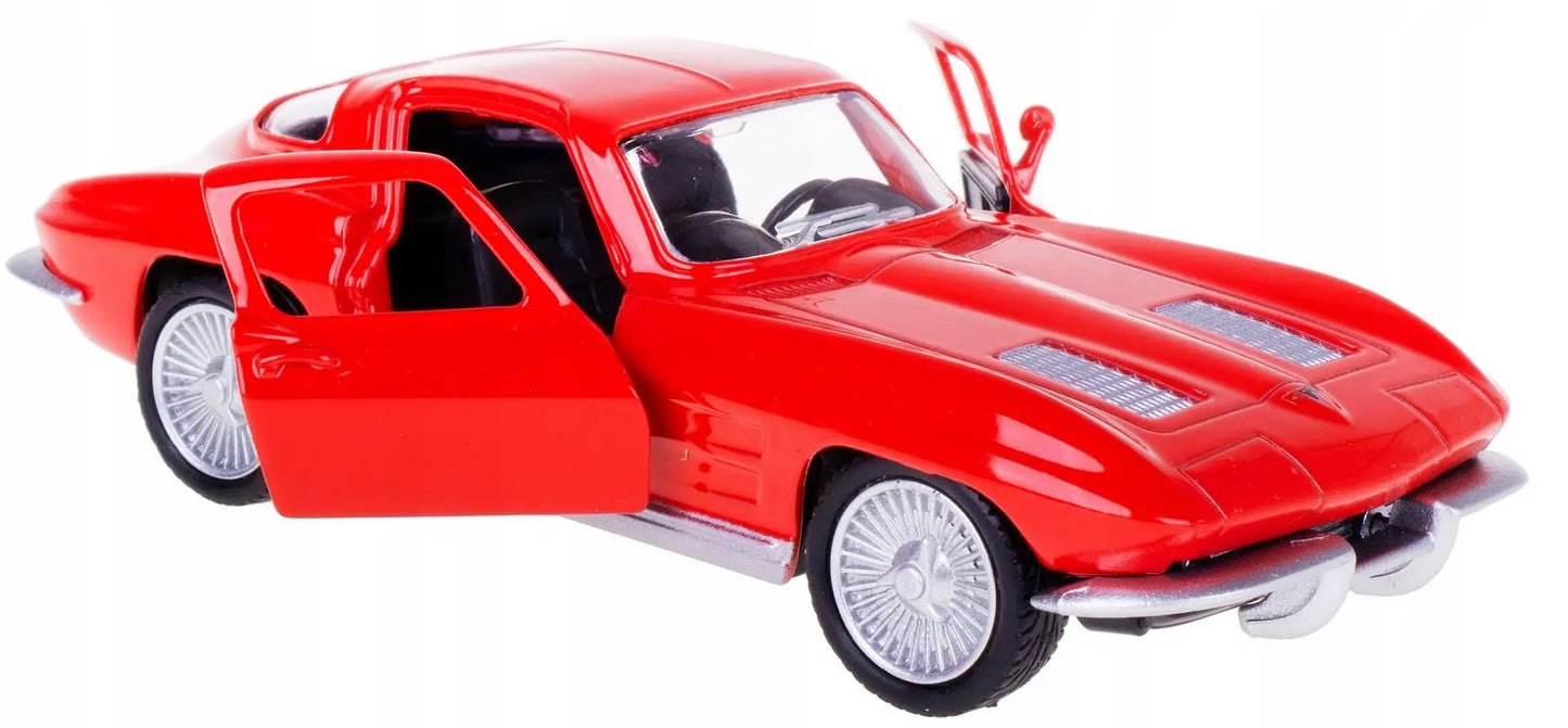 Model chevrolet corvette stingray 1963 czerwony