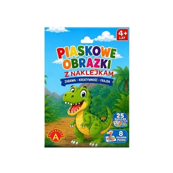 Zestaw kreatywny piaskowe obrazki - Dinozaur