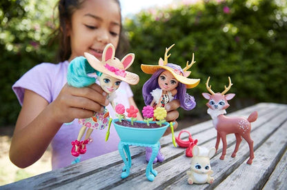 Barbie Enchantimals 2 lalki+2 zwierzątka FDG01 /3