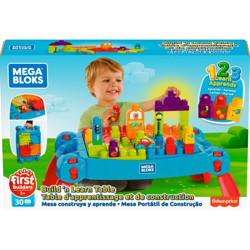 MEGA BLOKS stolik z klock.Buduj i ucz się FGV05 /2
