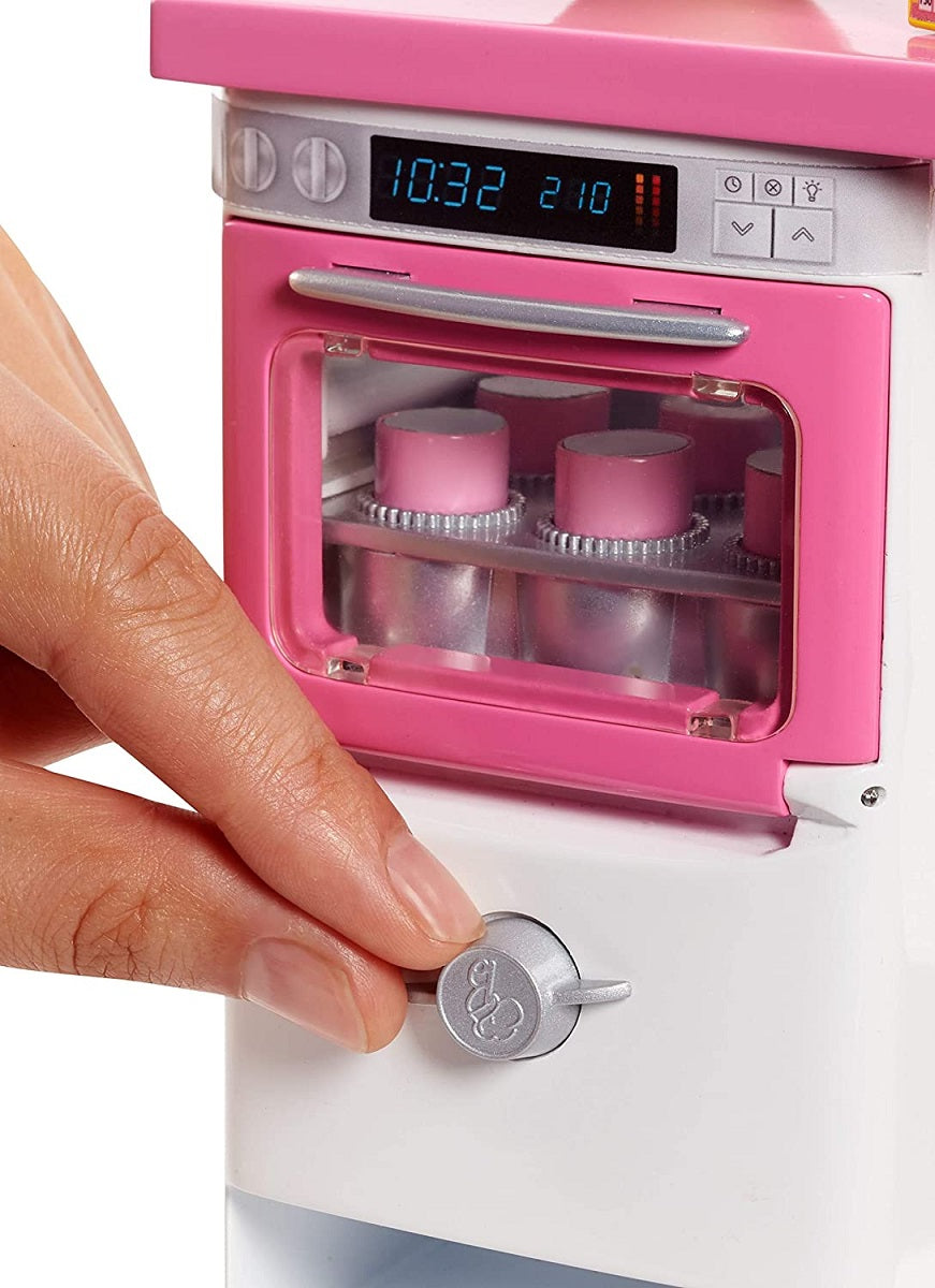 Barbie Domowe wypieki zestaw + lalka FHP57 /4