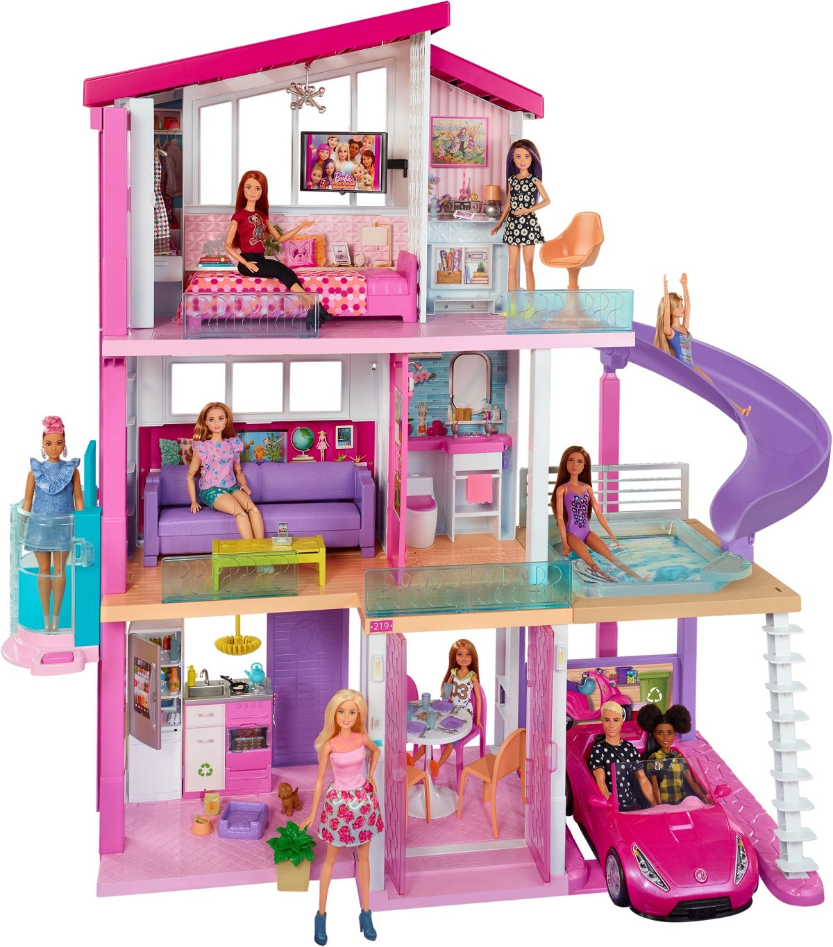Barbie domek światła i dźwięki FHY73