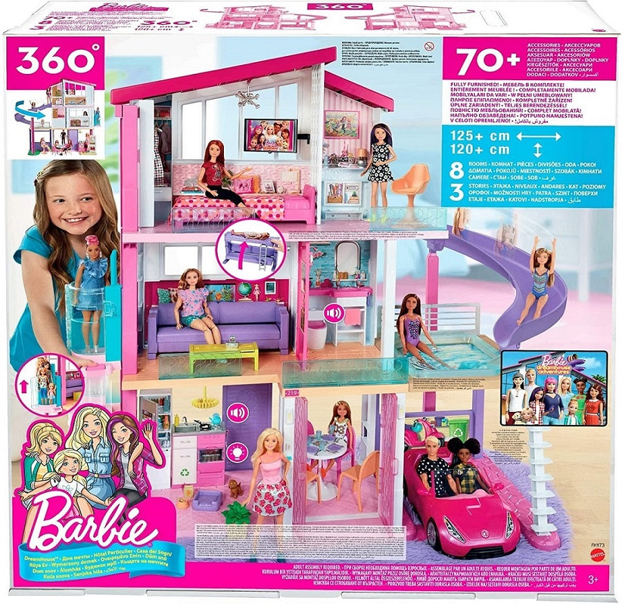 Barbie domek światła i dźwięki FHY73