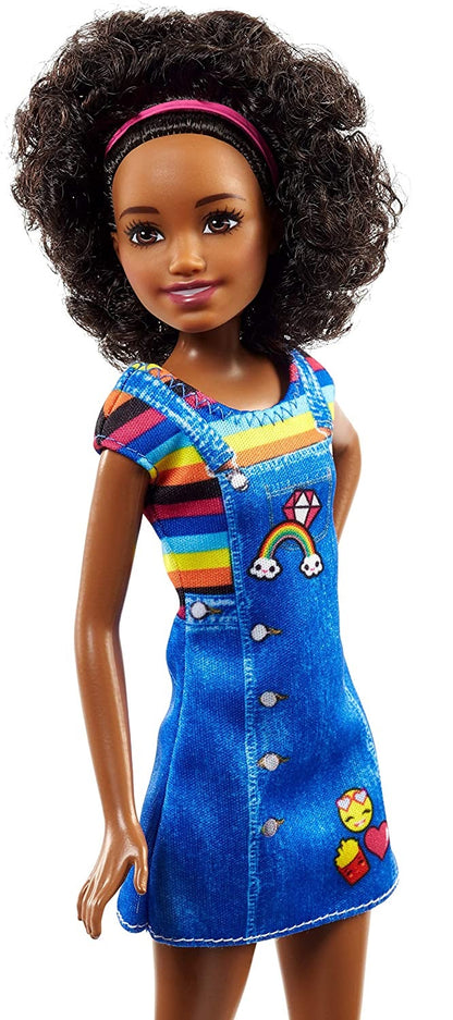 Barbie Skipper lalka opiekunka jeansowa FHY91