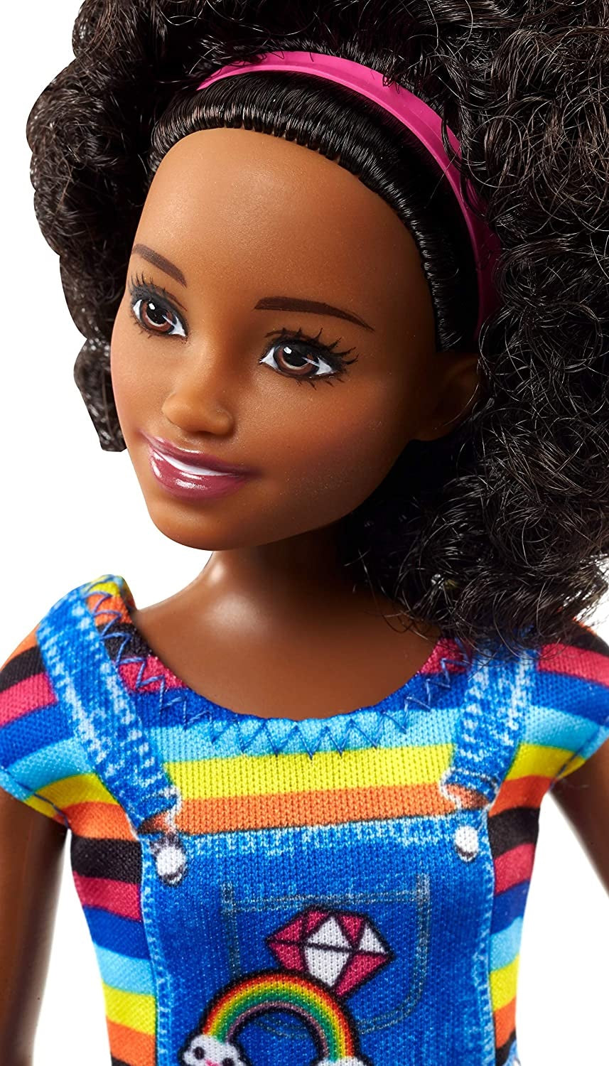 Barbie Skipper lalka opiekunka jeansowa FHY91