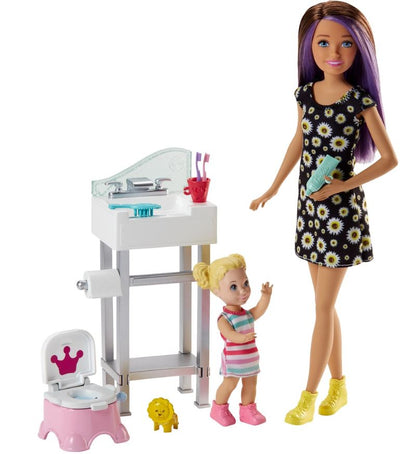 Barbie Skipper Opiekunka zestaw+lalka FJB01