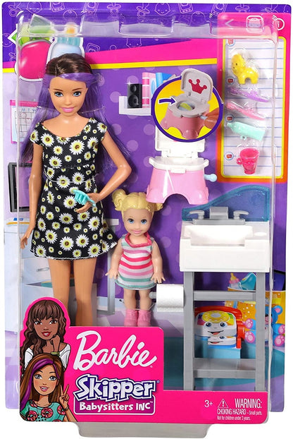 Barbie Skipper Opiekunka zestaw+lalka FJB01