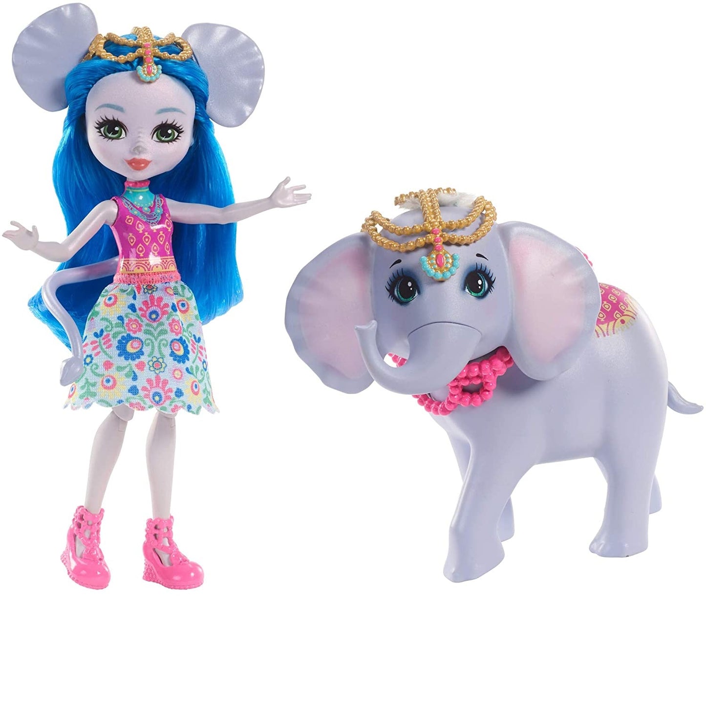 Barbie Enchantimals lalka+duże zwierz FKY72 FKY73