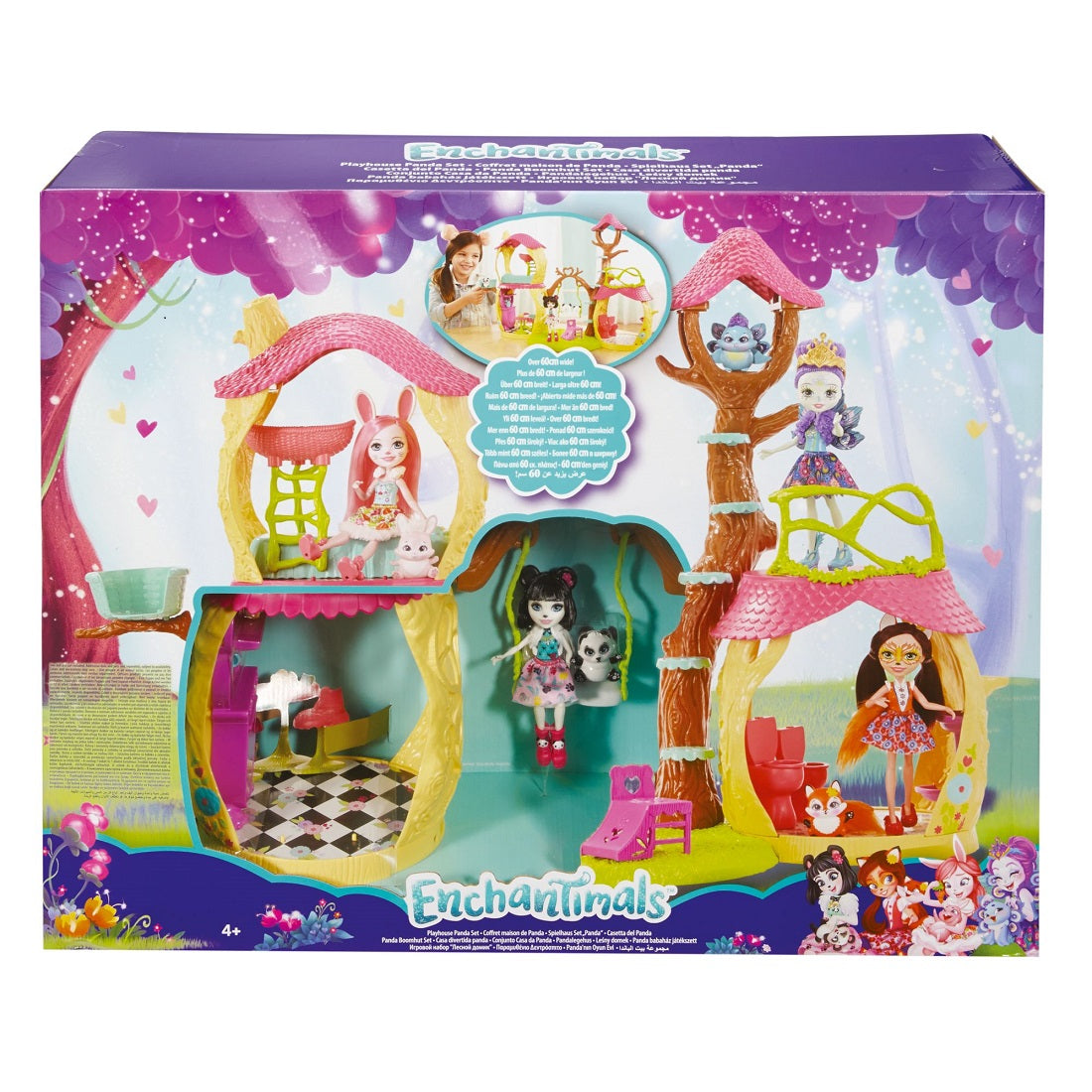 Barbie Enchantimals zestaw Leśny domek FNM92 /2