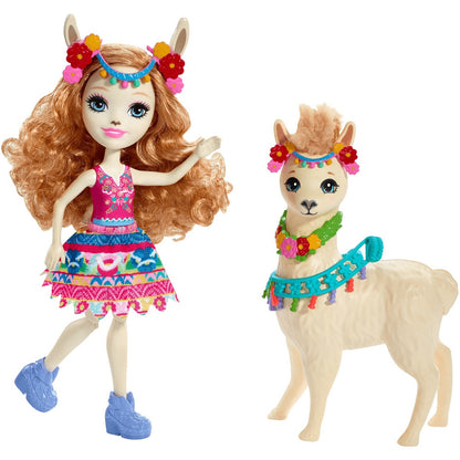 Barbie Enchantimals lalka+ lama FRH42 FKY72