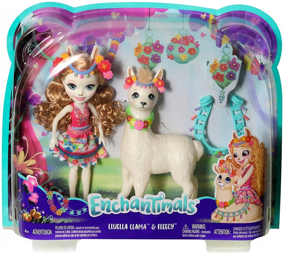 Barbie Enchantimals lalka+ lama FRH42 FKY72