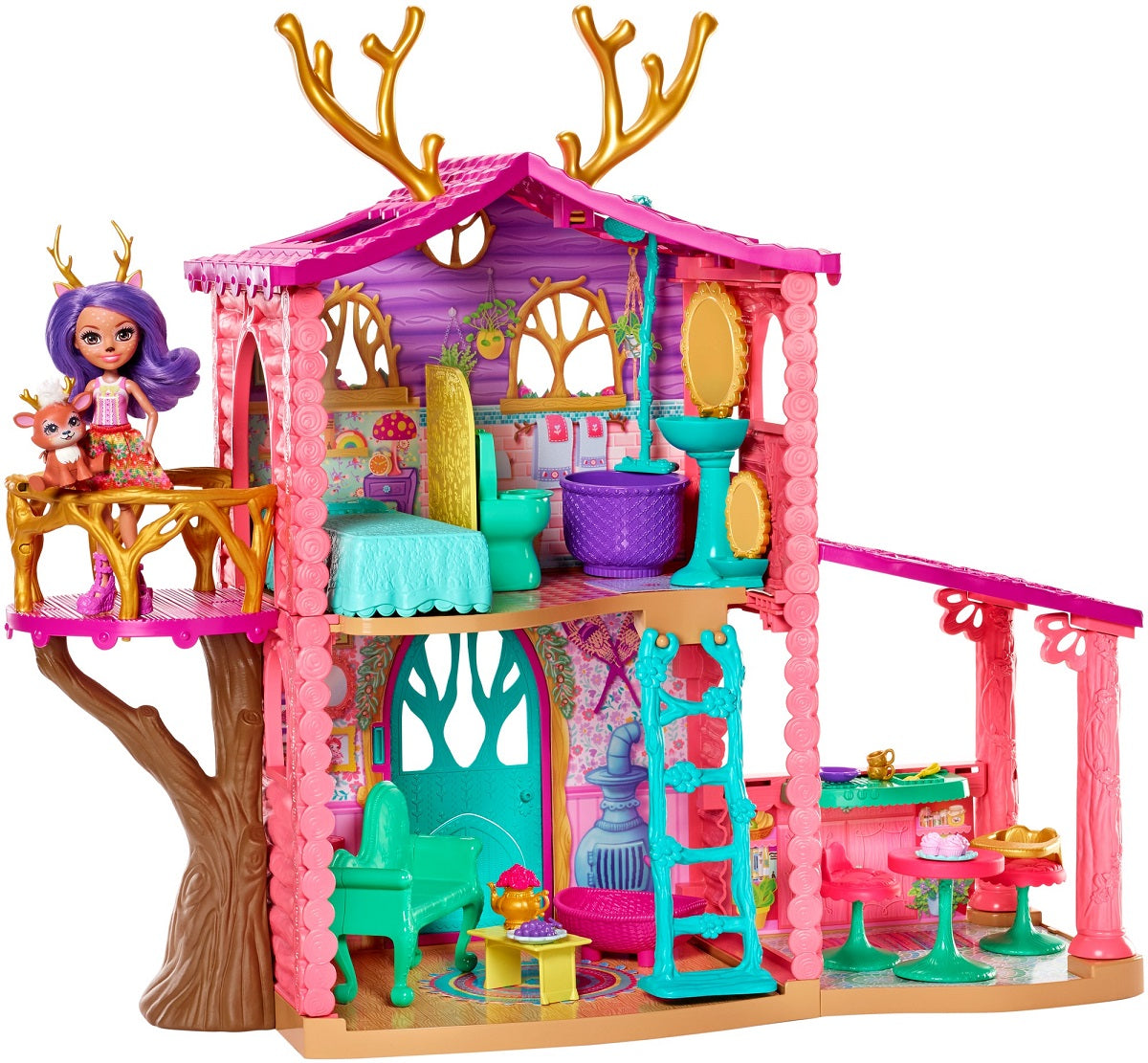 Barbie Enchantimals domek jelonków FRH50 /2