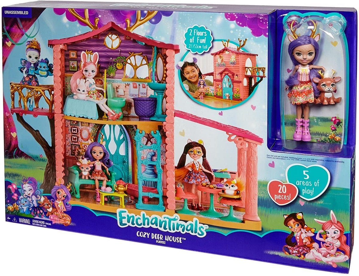 Barbie Enchantimals domek jelonków FRH50 /2