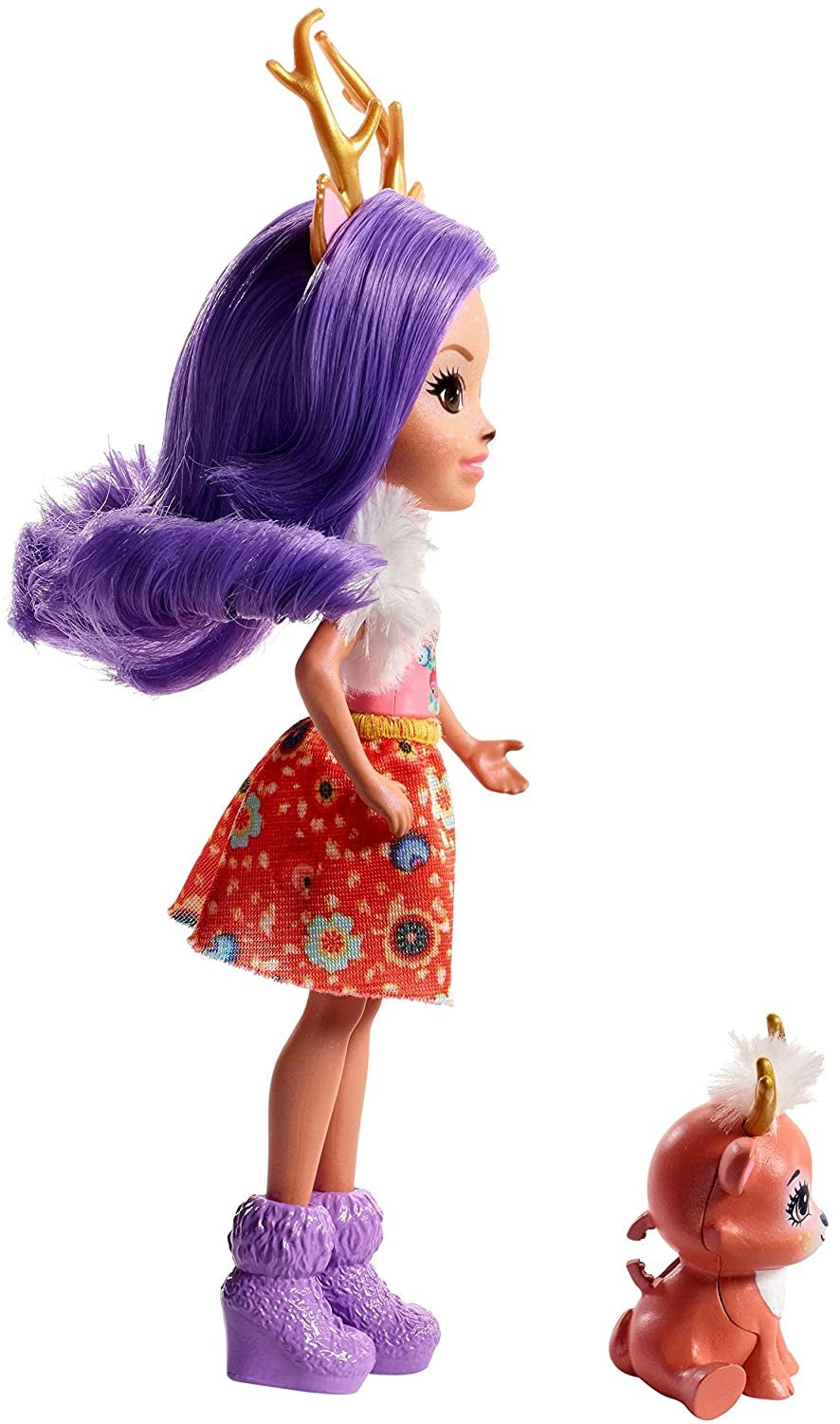 Barbie Enchantimals duża lalka+zwierz FRH54 FRH51