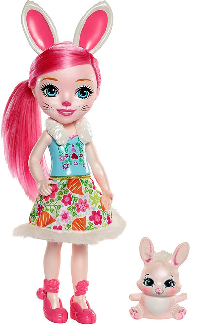 Barbie Enchantimals duża lalka+zwierz FRH52 FRH51