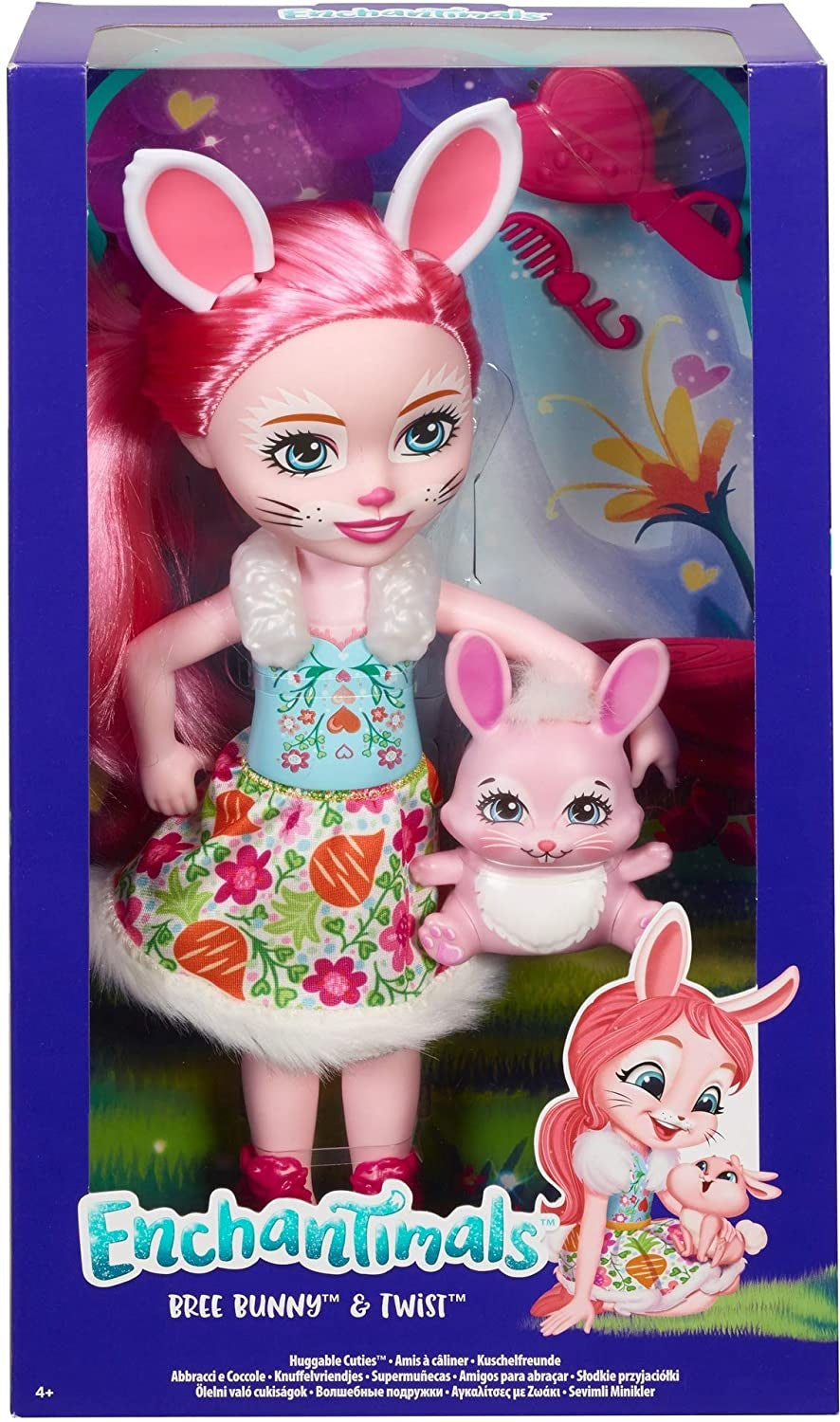 Barbie Enchantimals duża lalka+zwierz FRH52 FRH51