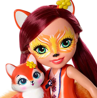 Barbie Enchantimals duża lalka+zwierz FRH53 FRH51