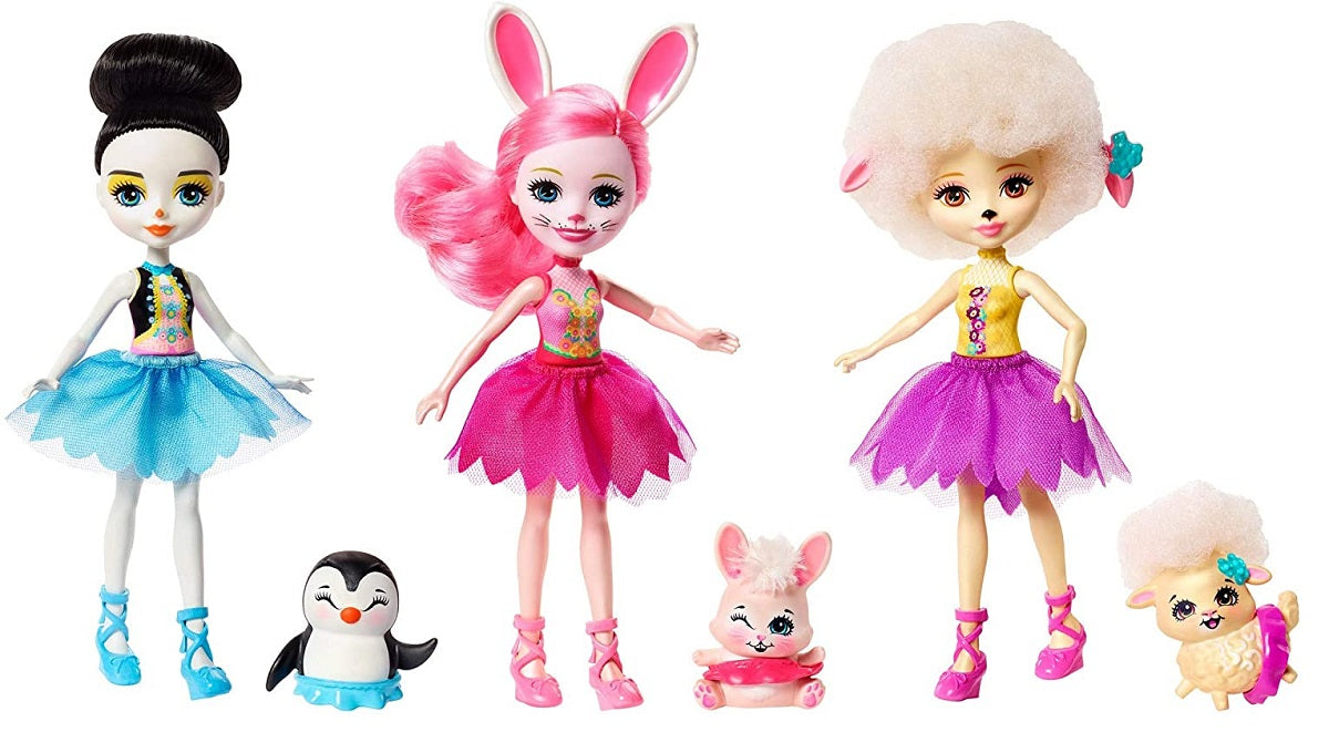Barbie Enchantimals 3 lalki+ 3 zwierzątka FRH55 /4