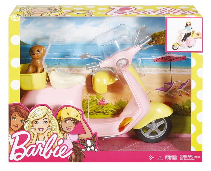 Barbie skuter ze szczeniaczkiem FRP56 /2