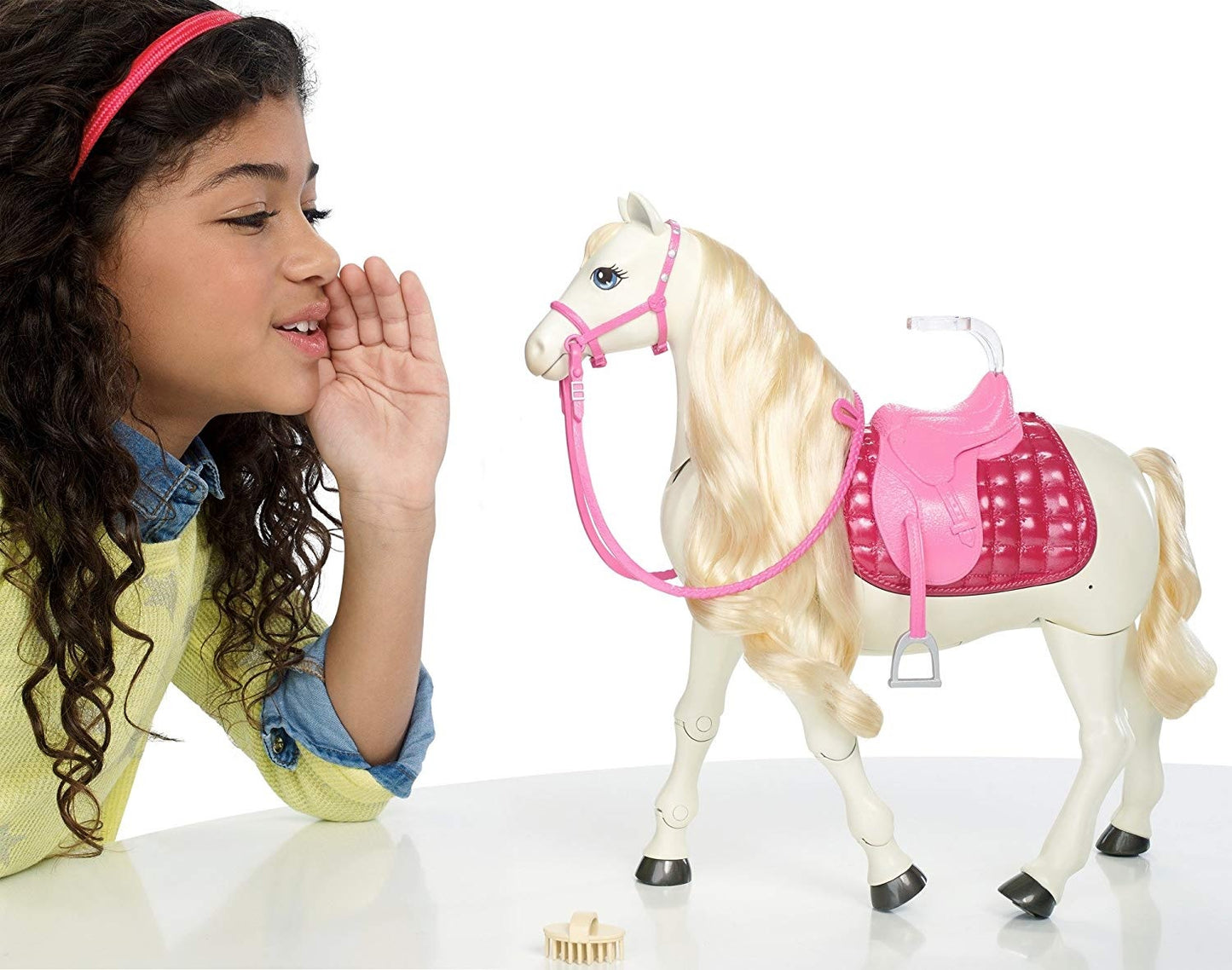 Barbie interaktywny koń Barbie+lalka FRV36