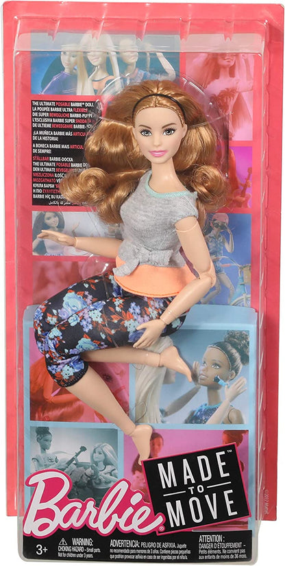 Barbie lalka Made to Move ruda FTG84
