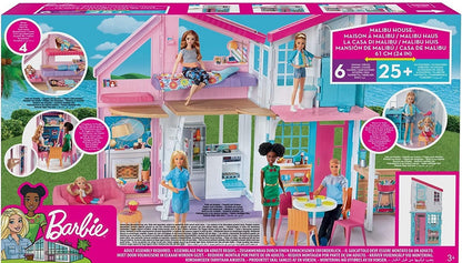 Barbie domek Malibu 6 pokoi+akces FXG57 /1