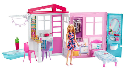 Barbie przytulny domek + lalka FXG55 /2