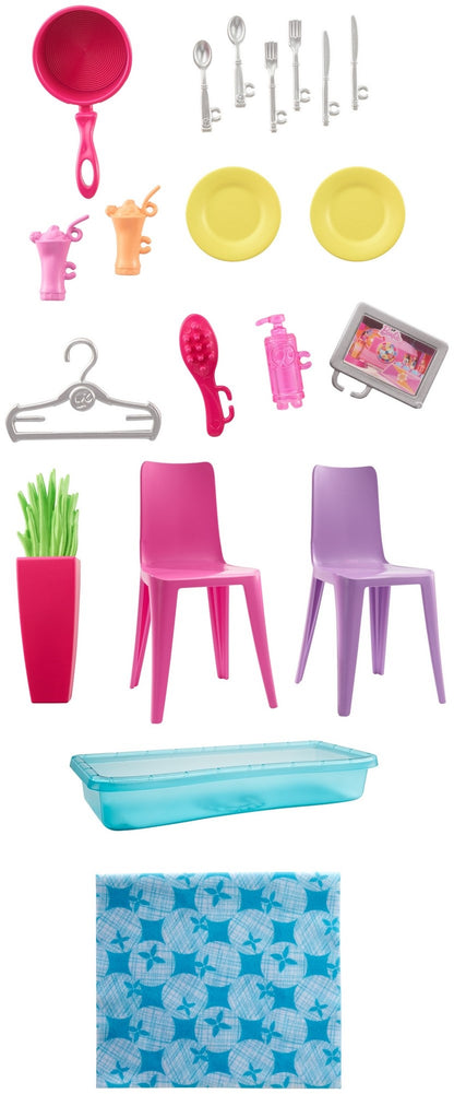 Barbie przytulny domek + lalka FXG55 /2