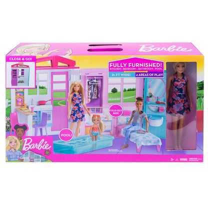 Barbie przytulny domek + lalka FXG55 /2