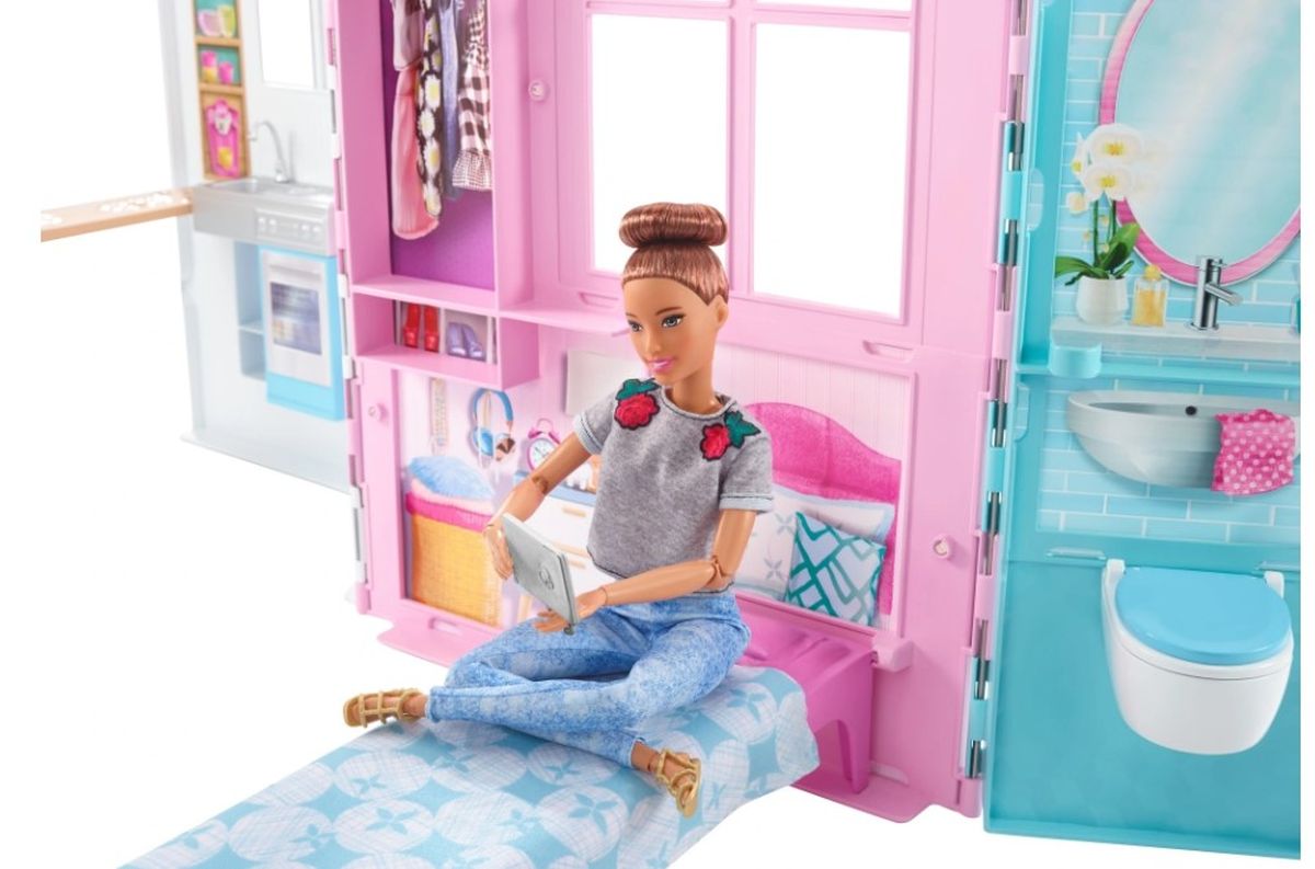 Barbie przytulny domek z wyposaż. FXG54 /2