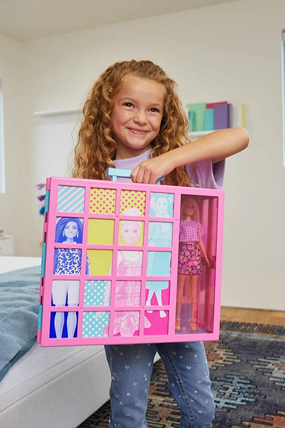 Barbie wymarzona szafa z lalką + akces GBK10
