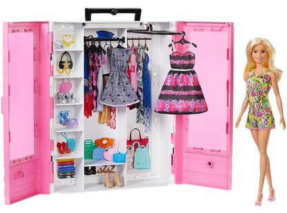 Barbie szafa na ubranka+lalka GBK12 /3