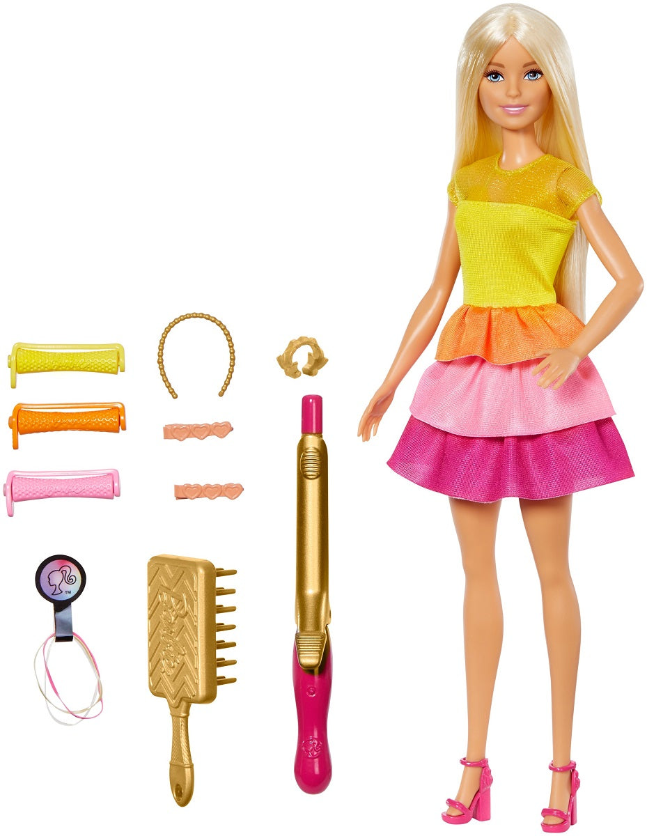 MATTEL Barbie lalka Stylowe loki GBK24