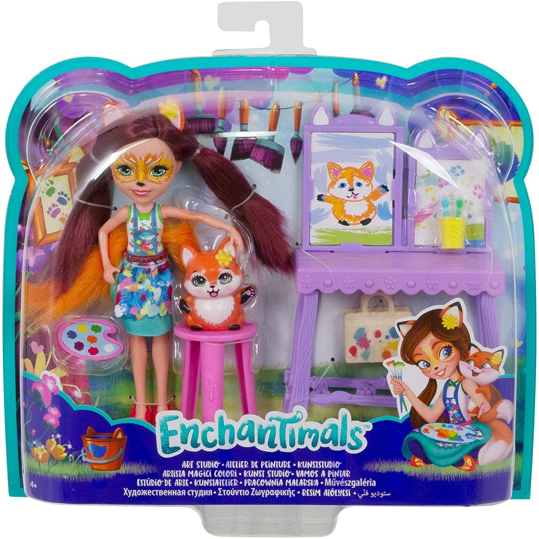 Barbie Enchantimals lalka +zwierzątka GBX03 FCC62