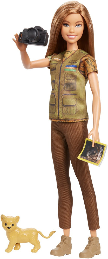 Barbie lalka National Geogr.GDM46 GDM44