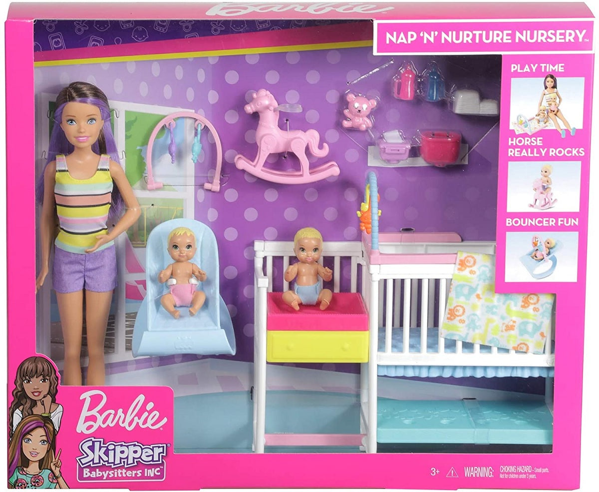 MATTEL Barbie Skipper opiekunka zestaw GFL38