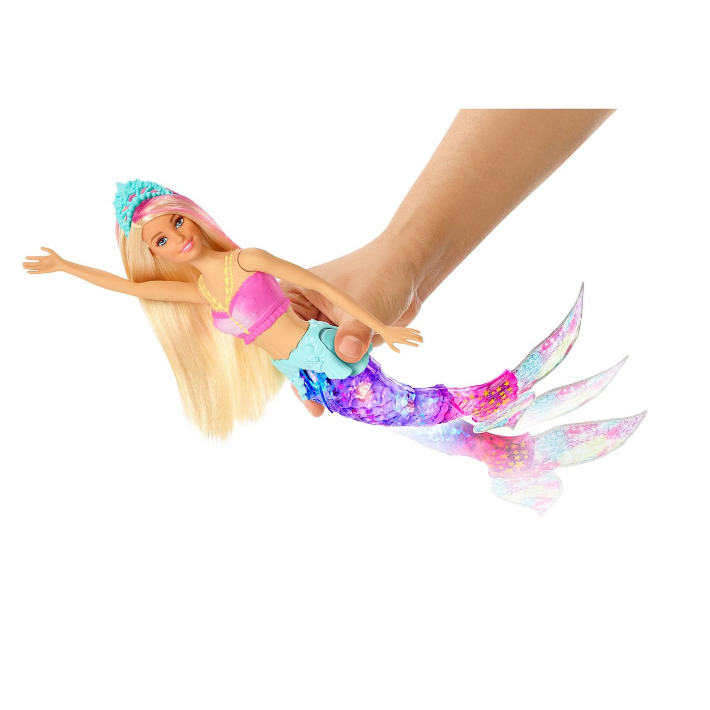 Barbie Magiczna Syrenka świecący ogon GFL82 /4