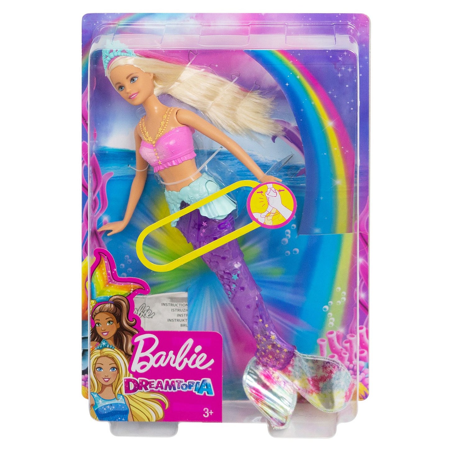 Barbie Magiczna Syrenka świecący ogon GFL82 /4