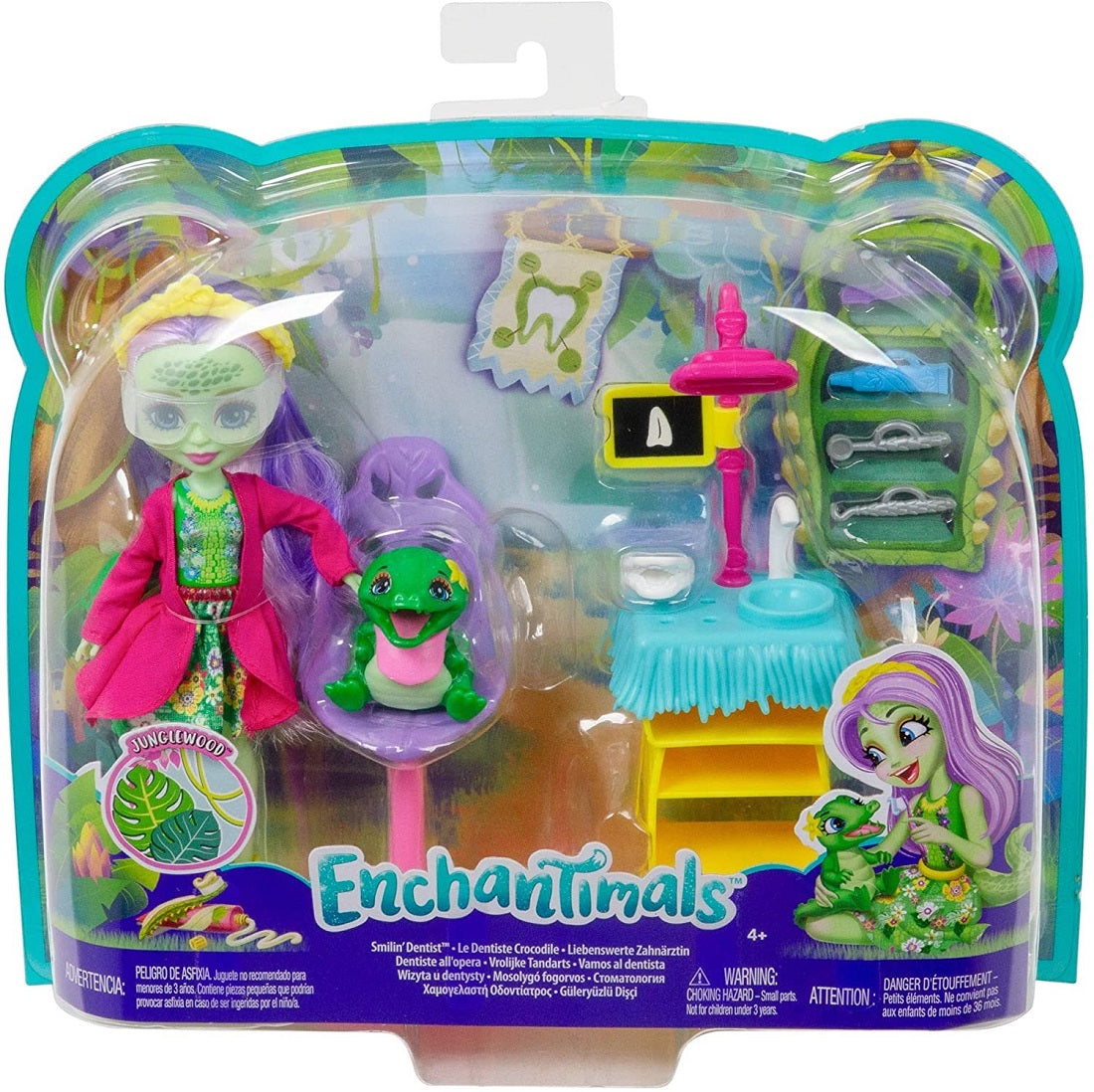 Barbie Enchantimals lalka +zwierzątka GFN55 FCC62