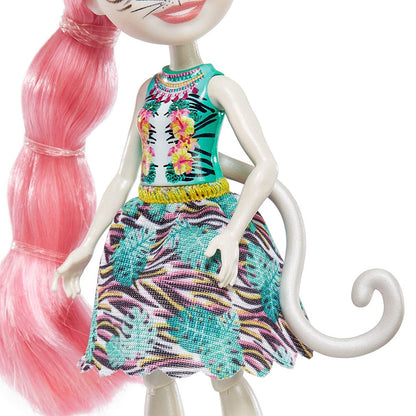 Barbie Enchant lalka+d.zwierz Biały tygrys GFN57/6