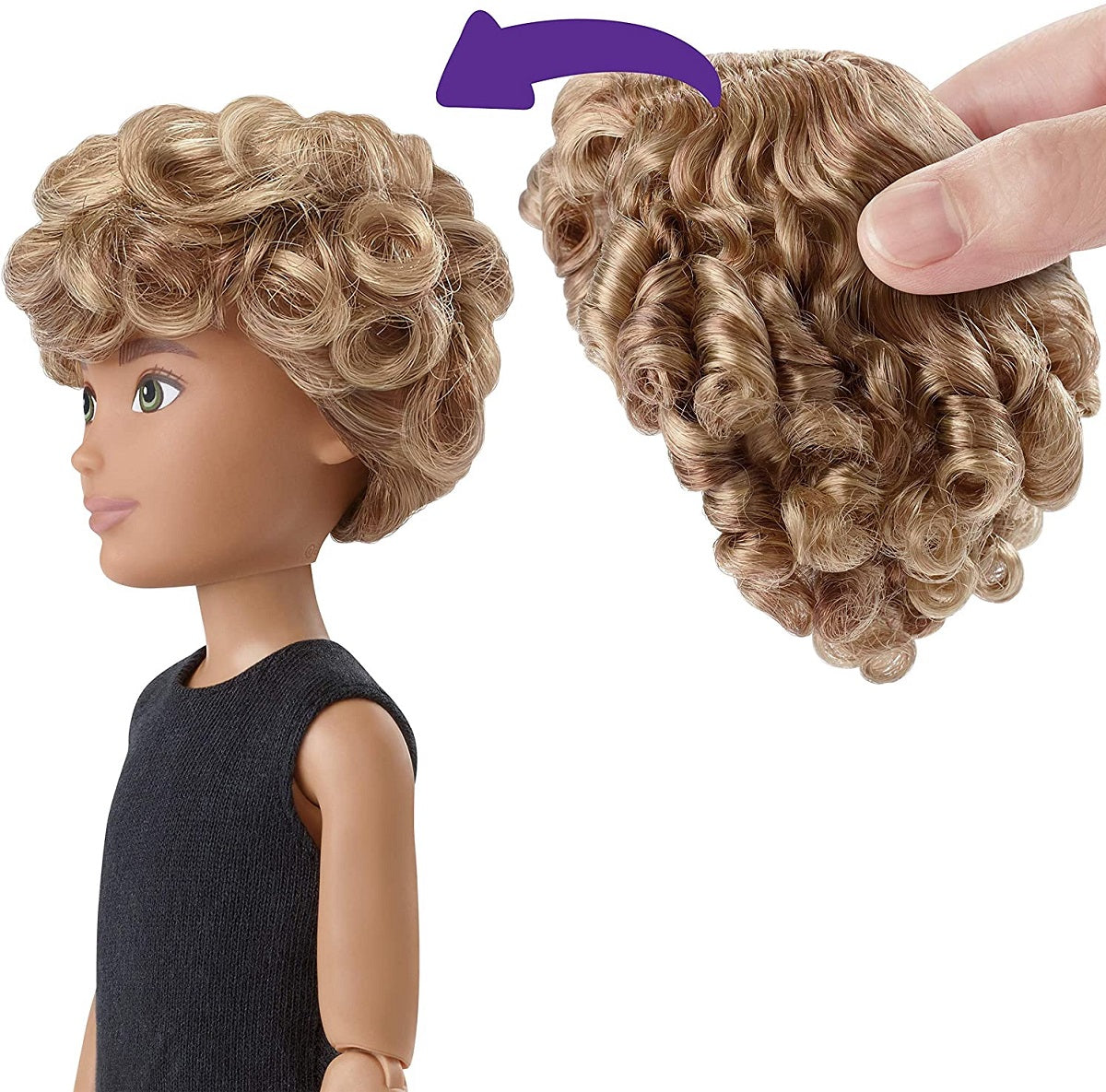 Barbie lalka Świat kreacji jasnobrąz.włosy GGG56